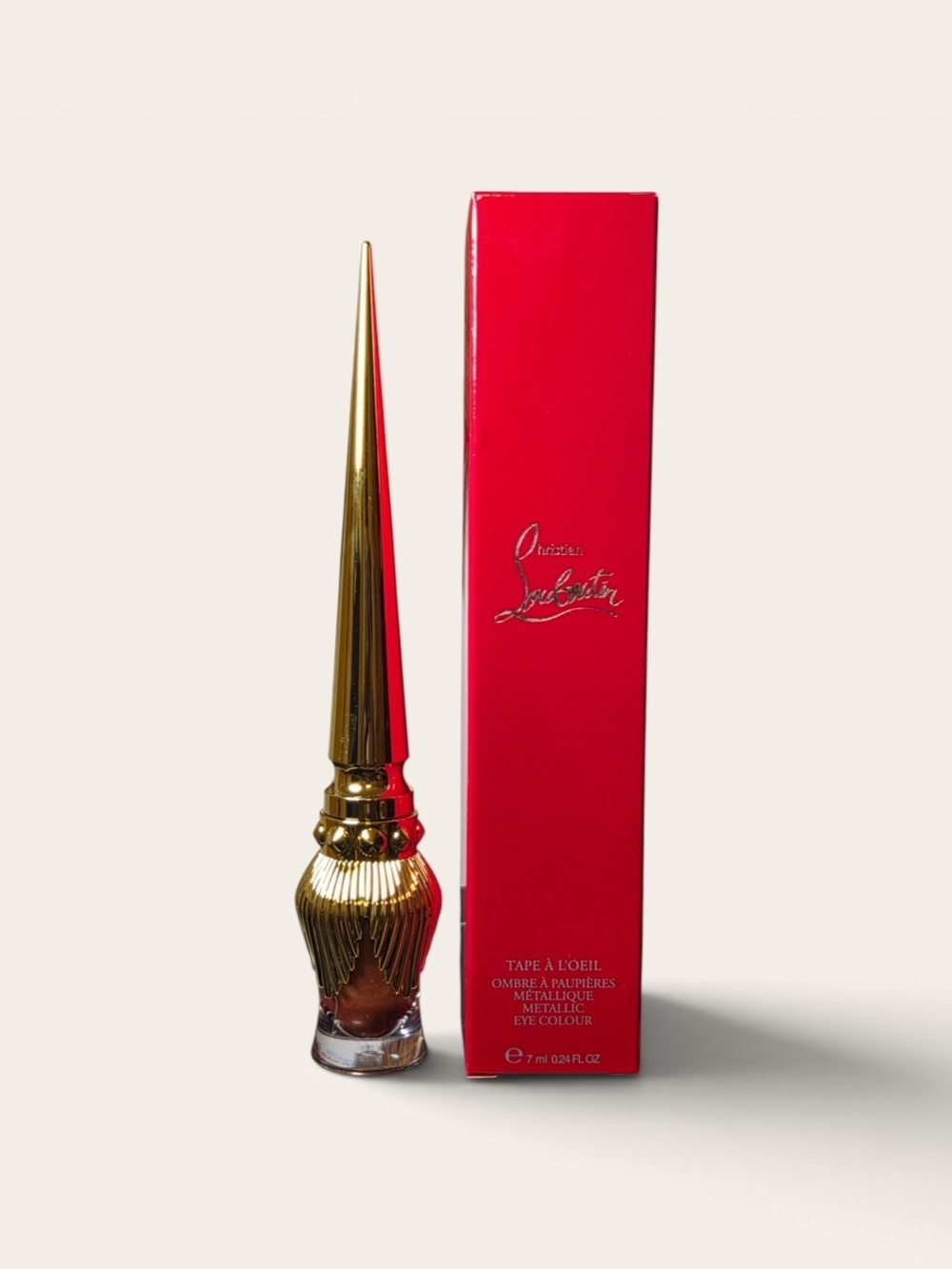 Christian Louboutin "Topaze" 590 Metallic Eye Color - NIB